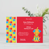 Robot * achtergrondkleur kiezen kaart (Staand voorkant)