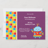 Robot * achtergrondkleur kiezen kaart (Voorkant)