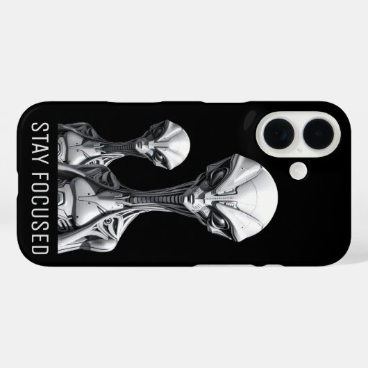 Robot Aliens Telefoonhoesje Case-Mate iPhone Case (Achterkant (horizontaal))
