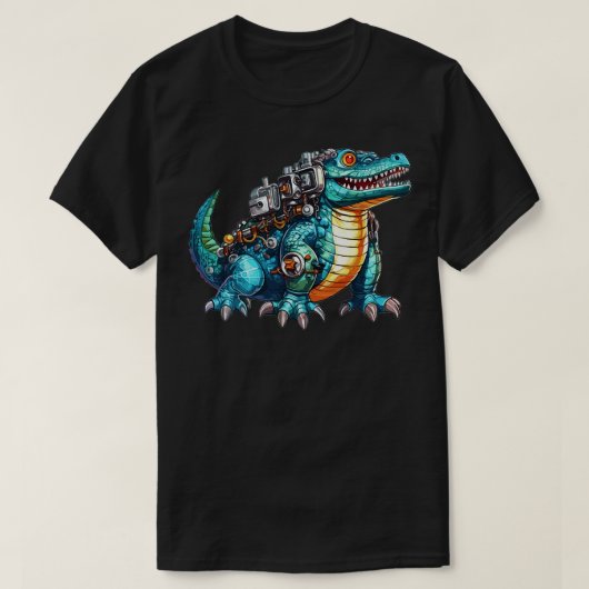 Robot Alligator TShirt (Design voorkant)