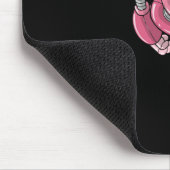 Robot Anime Meisje Roze Sticker  Muismat (Hoek)