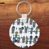 Robot Army Keyring Sleutelhanger (Voorkant)