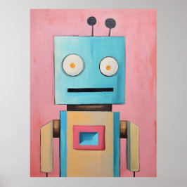 Robot Art Poster
