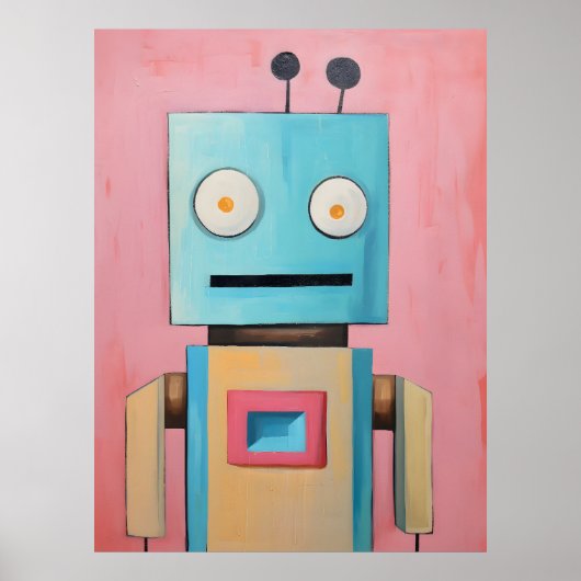 Robot Art Poster (Voorkant)