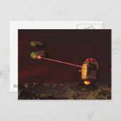 Robot Attack 2 Briefkaart (Voorkant / Achterkant)