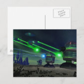 Robot Attack Briefkaart (Voorkant / Achterkant)