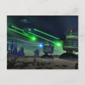 Robot Attack Briefkaart (Voorkant)
