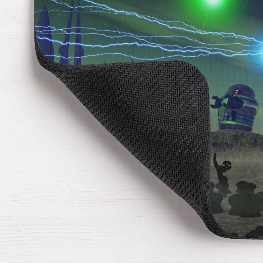 Robot Attack Mousepad Muismat (Hoek)