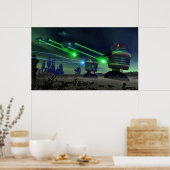 Robot Attack Poster (Keuken)