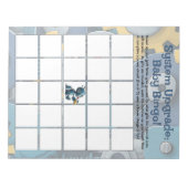 Robot Baby shower Bingo spel Notitieblok (Voorkant)