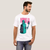 Robot Barcode Graffitti T-shirt (Voorkant volledig)