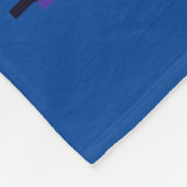 Robot Barista - Pixel Art Coffee Lover Design Fleece Deken (Hoek)