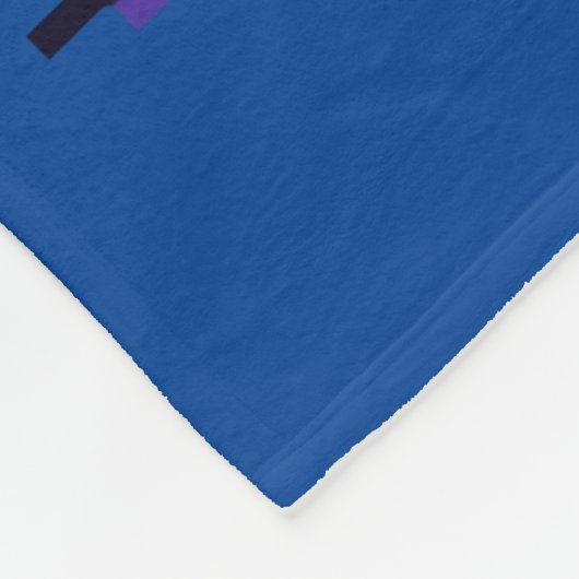 Robot Barista - Pixel Art Coffee Lover Design Fleece Deken (Hoek)