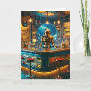 Robot Bartender in Interstellaire Space Age Duikba Kaart