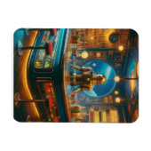 Robot Bartender in Interstellaire Space Age Duikba Magneet (Horizontaal)