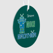 Robot Big Brother Boys Aangepaste Kinder Verwant Ornament (voorkant)