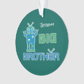 Robot Big Brother Boys Aangepaste Kinder Verwant Ornament (voorkant)