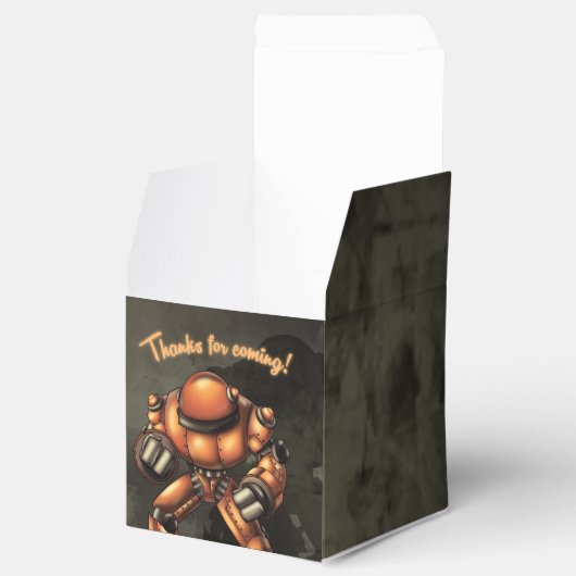 Robot Birthday Bedankdoosjes (Geopend)