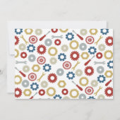 Robot Birthday Kaart (Achterkant)