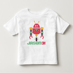 Robot Birthday Kinder Shirts