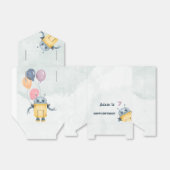 Robot Birthday Party kinder Bedankdoosjes (Uitgevouwen)