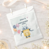 Robot Birthday Party kinder Bedankzakje (Geknipt)