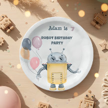 Robot Birthday Party kinder