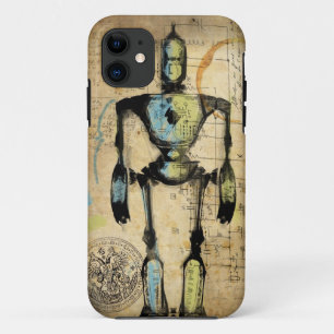Robot Blauwdruk #1 Case-Mate iPhone Case