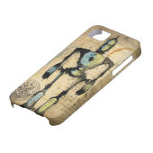 Robot Blauwdruk #1 Case-Mate iPhone Case (Onderkant)