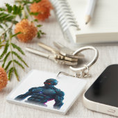 Robot Bodybuilder Sleutelhanger (Voorkant Rechts)