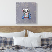 Robot Boomer Canvas Afdruk (Insitu (Slaapkamer))