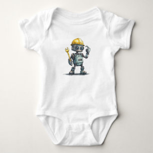 Robot Bouwer Baby Jongen Eén-delig Rompertje Kledi Romper