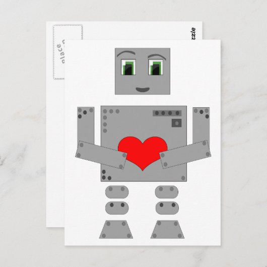 Robot Briefkaart (Voorkant / Achterkant)