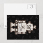 Robot Briefkaart (Voorkant / Achterkant)