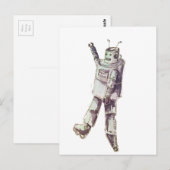 robot briefkaart (Voorkant / Achterkant)