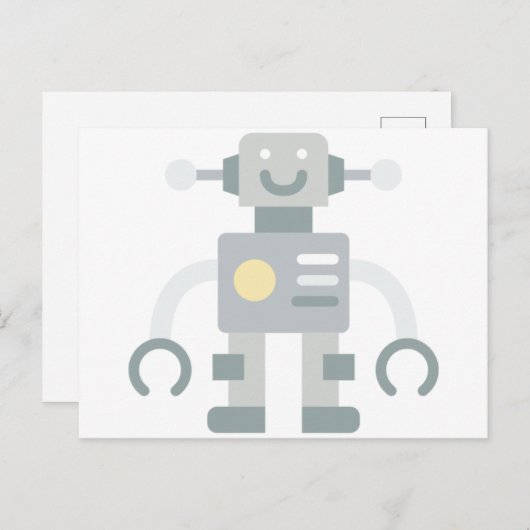 robot briefkaart (Voorkant / Achterkant)