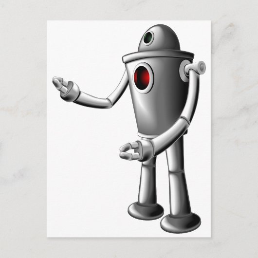 Robot Briefkaart (Voorkant)