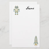 Robot Briefpapier (Voorkant / Achterkant)