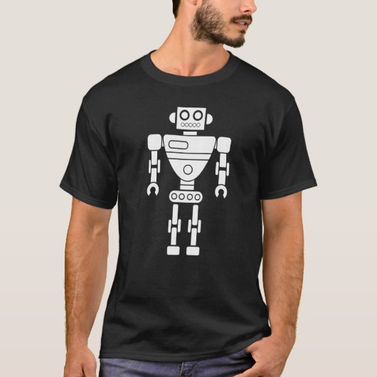 Robot Builder Droid Robotics Engineer Science Fict T-shirt (Voorkant)