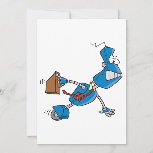 Robot Business Executive Kaart (Voorkant)