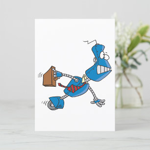 Robot Business Executive Kaart