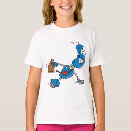 Robot Business Executive T-shirt (Voorkant)