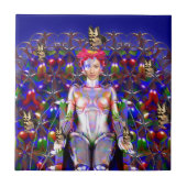 Robot Butterfly Tegeltje (Voorkant)