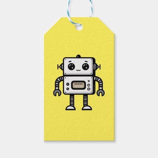 Robot Cadeaulabel (Voorkant)