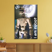 Robot Canvas Afdruk (Insitu (Woonkamer))