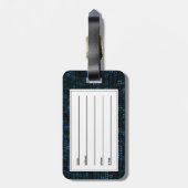 robot cartoon bagagelabel (Achterkant verticaal)