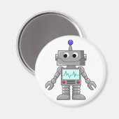 robot cartoon magneet (Voorkant / Achterkant)