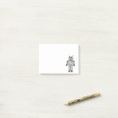 Robot cartoon post-it® notes (Op bureau)