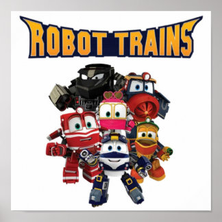 Robot Cartoon show kinderen Poster