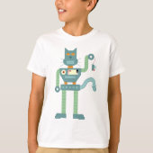 Robot Cat & Wind Up Mouse T-shirt (Voorkant)